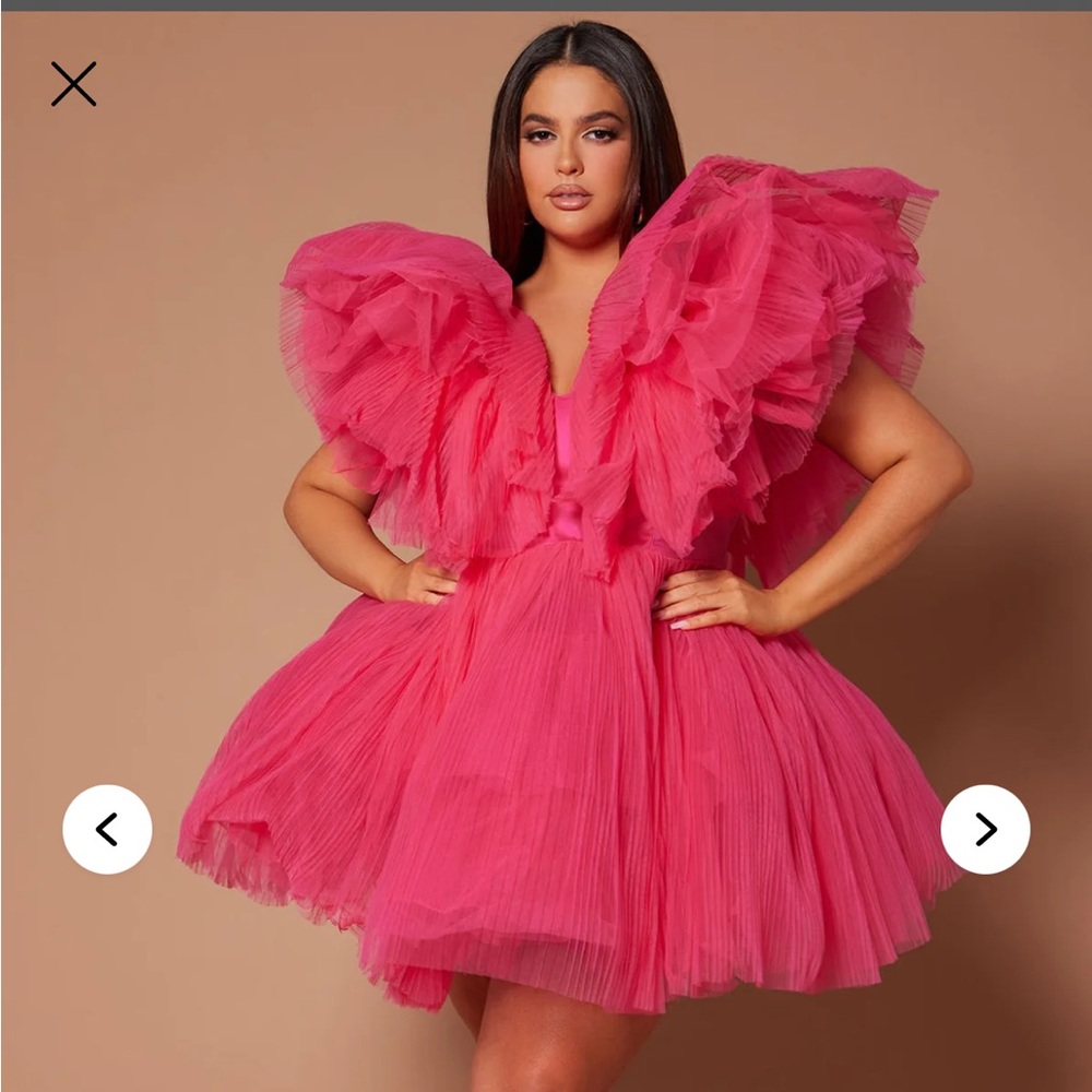 Vibrant Pink Tulle Dress